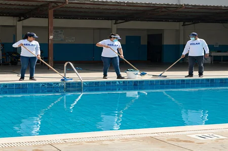 Plan de saneamiento de Piscina